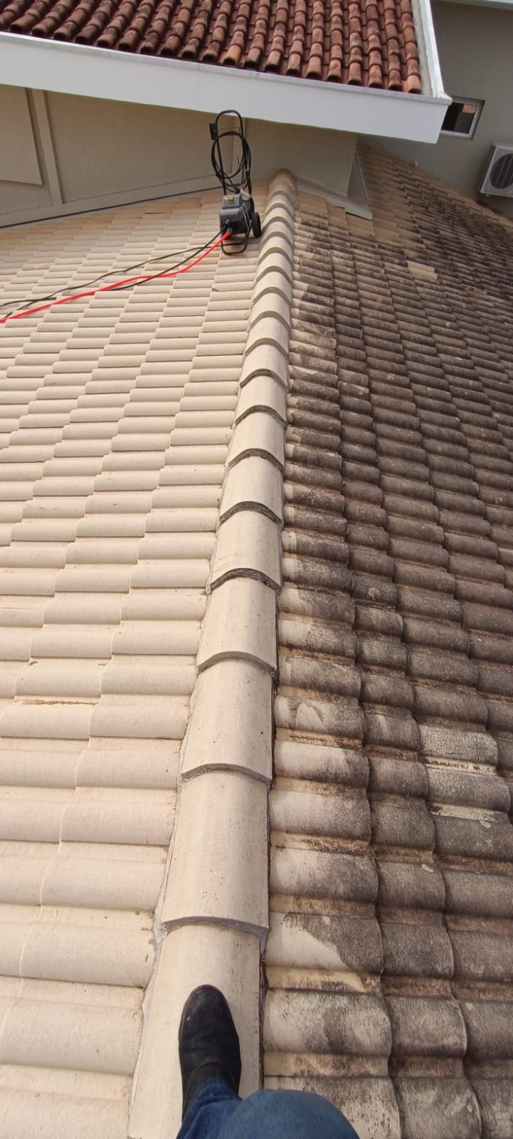 Limpeza de áreas externas